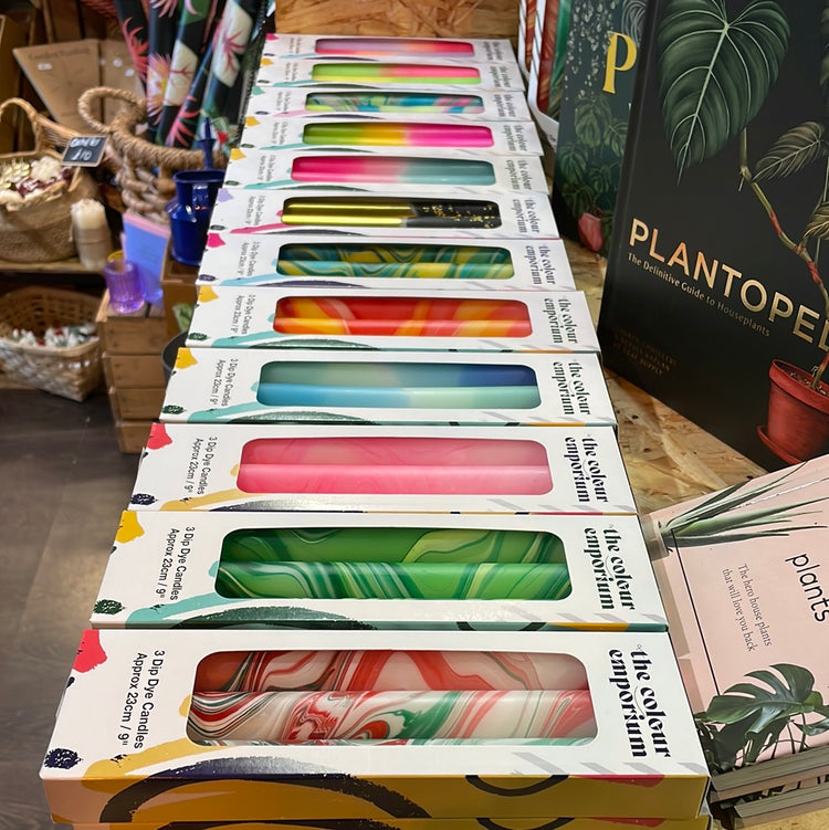 The Colour Emporium Candles in Urban Tropicana’s shop in Chiswick, London