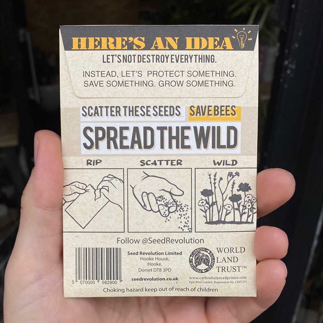 Seed revolution in front of Urban Tropicana’s Plant Shop in Northfields London