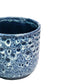 Reactive Glaze Ceramic Indoor Planter | Sapphire