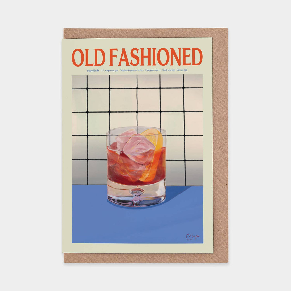 Old Fashioned Greetings Card