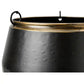 Sahara Sunset Large Hanging Pot | Black | 19.5cm