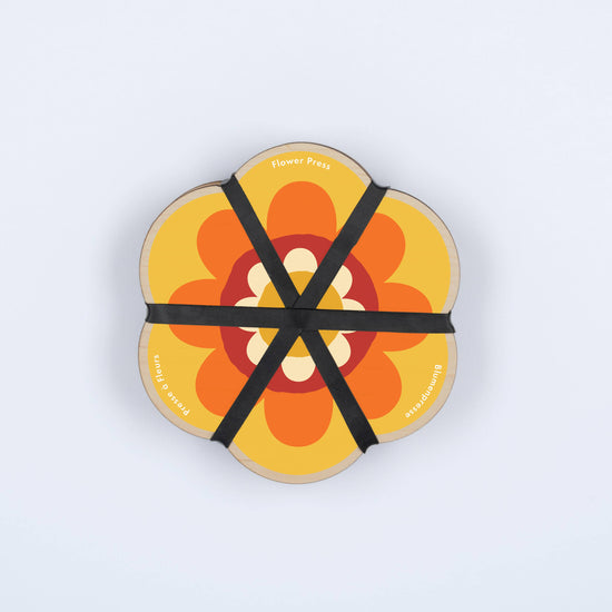 Flower Shaped Press - Orange & Yellow