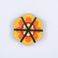 Flower Shaped Press - Orange & Yellow
