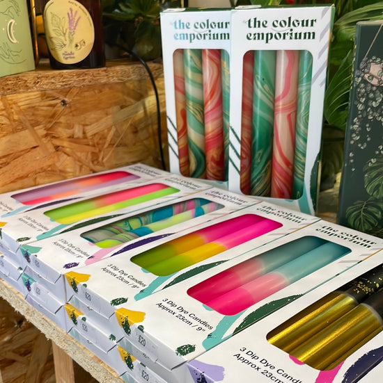 The Colour Emporium Candles in Urban Tropicana’s shop in Chiswick, London 