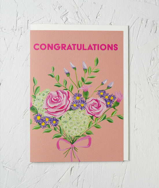 Greeting Card - ‘Congratulation Bunch’ by Stengun Drawings