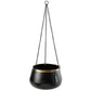 Sahara Sunset Large Hanging Pot | Black | 19.5cm