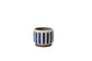 NEW Collectors Indoor Pot 10cm Blue Stripe