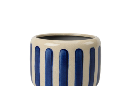 Blue Stripe Pot | 10cm