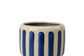 NEW Collectors Indoor Pot 10cm Blue Stripe