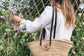 Keyring Flower Press - Pinks & Blues