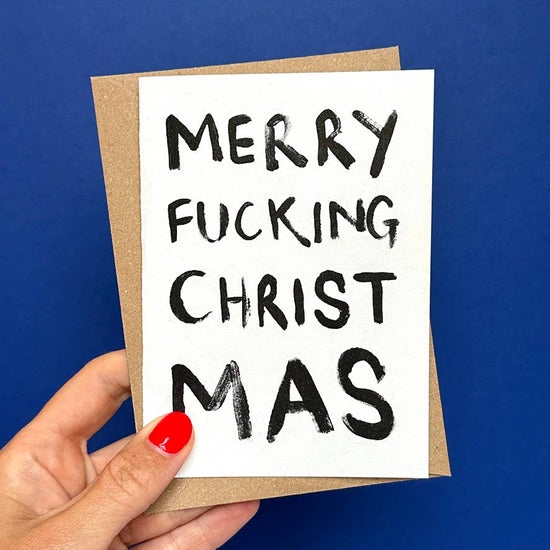 Greeting Card Christmas | Swearing Card | Funny Card