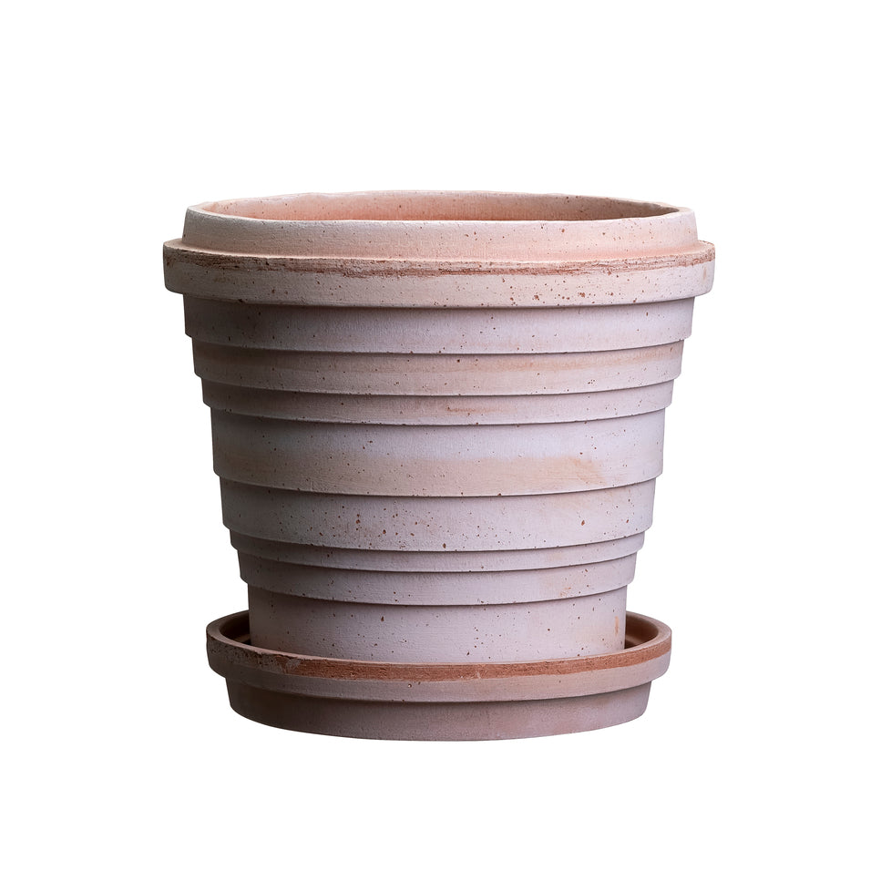 Bergs Potter | Planet | Rosa Pot &amp; Saucer