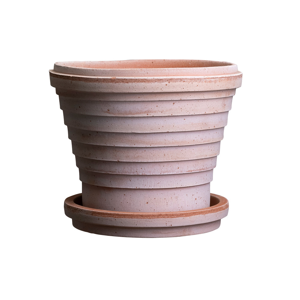 Bergs Potter | Planet | Rosa Pot &amp; Saucer