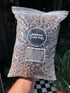 Leca. Small Bags of Clay for Semi Hydro Set Ups. Taken in front of Urban Tropicana, a houseplant store in Chiswick, London