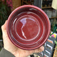 A Bergs Potter Hoff Glazed Deep Burgundy Saucer from Urban Tropicana’s plant shop in Chiswick London 