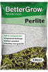 BetterGrow perlite packaging with text on improved drainage, better aeration, and healthy root growth.