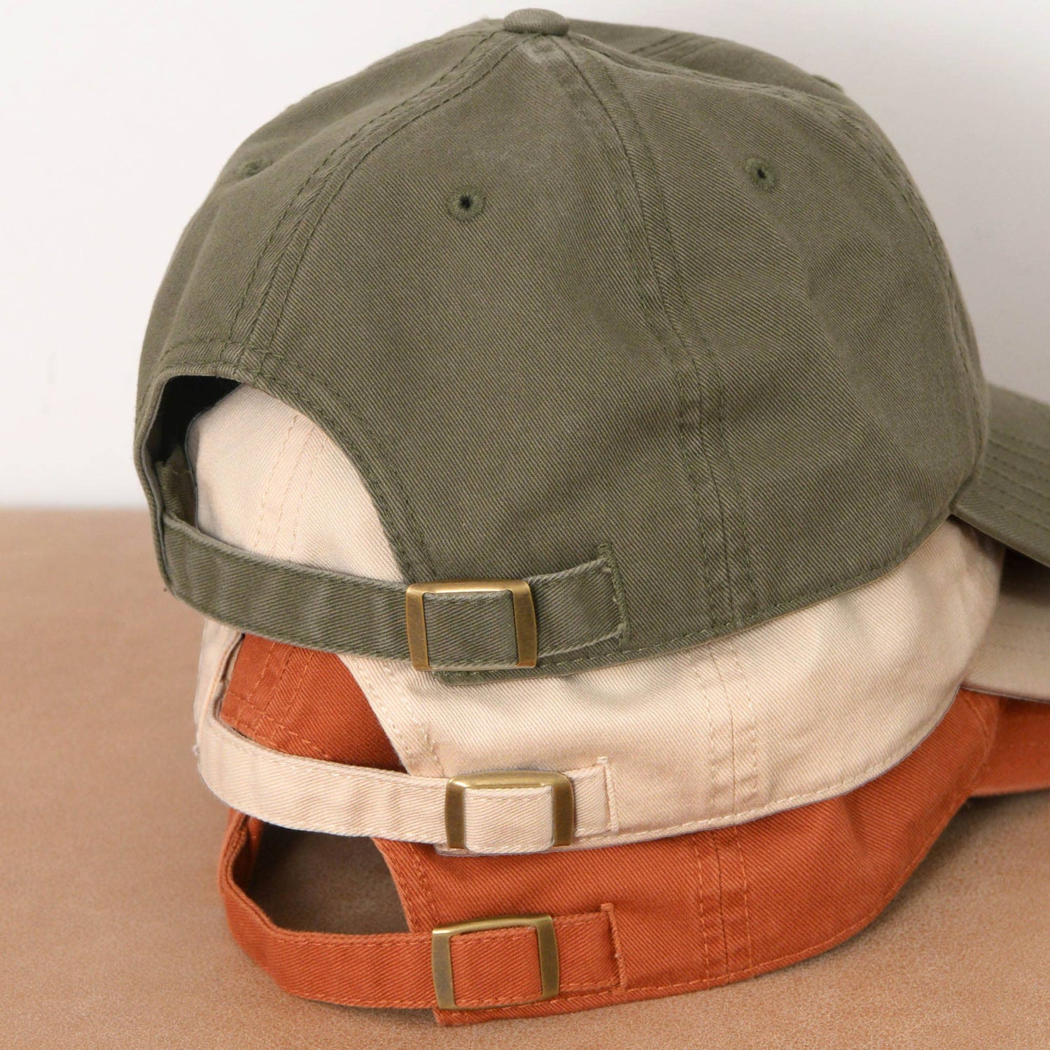 Cotton Baseball Cap with ‘Champagne?’ Text on a Neutral Background