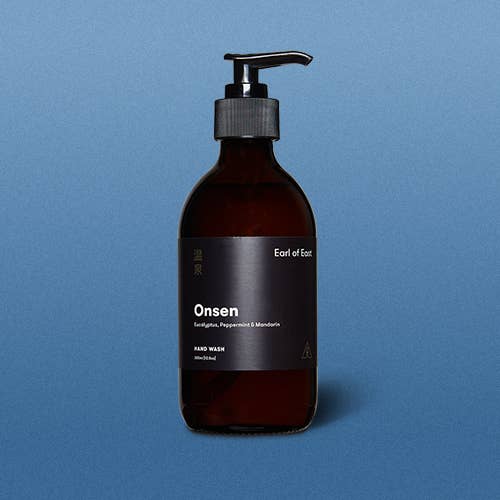 300ml hand wash from East of Eden. Onsen scent with peppermint, eucalyptus, mandarin. 