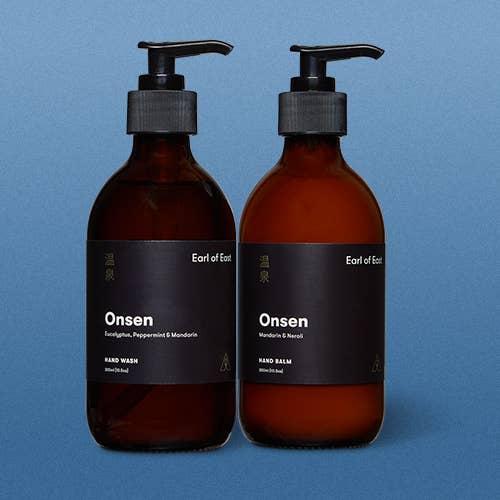 300ml hand wash from East of Eden. Onsen scent with peppermint, eucalyptus, mandarin. 
