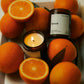 Soy wax candle from East of Eden. Hand Poured in London. Strand scent with mandarin rind, seaweed, birch wood, bay leaf. 