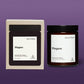 Soy wax candle from East of Eden. Hand Poured in London. Viagem scent with coconut, oregano, fig. 