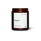 Soy wax candle from East of Eden. Hand Poured in London. Viagem scent with coconut, oregano, fig. 