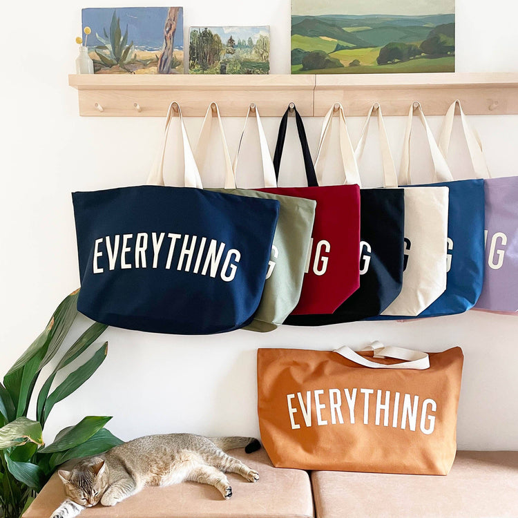 Set of tote bags with &