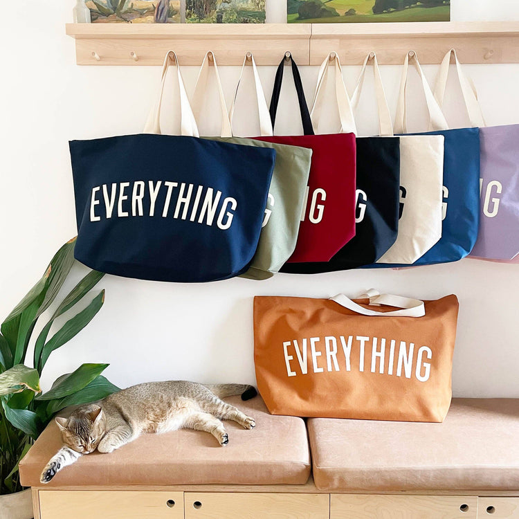 Collection of Really Big Bags with ‘Everything’ Text