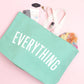 Sea Glass Really Big Bag with ‘Everything’ Text on a Pink Background