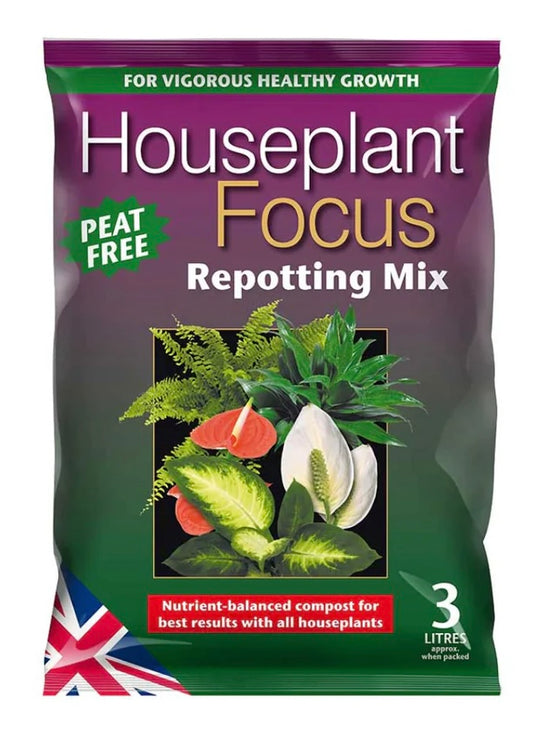 Houseplant Focus Repotting Mix Peat Free | 3L