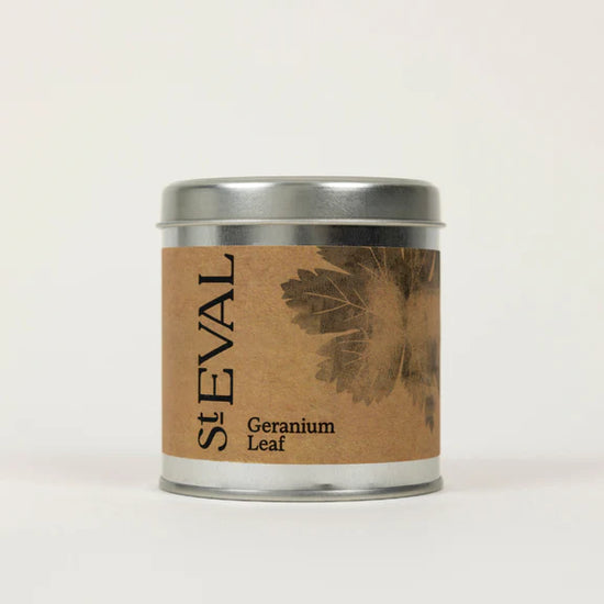 Geranium Leaf Scented Tin Candle | St. Eval