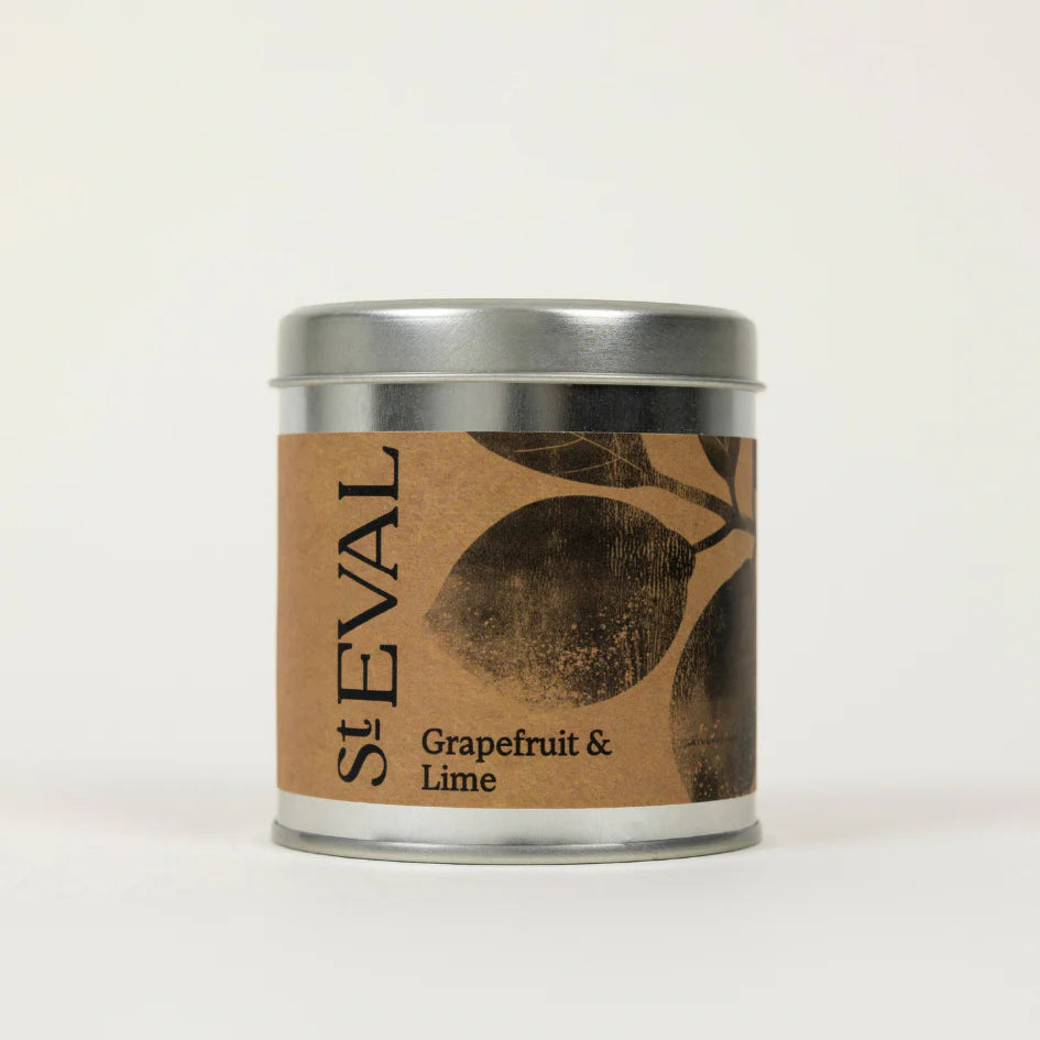 Grapefruit &amp; Lime Scented Tin Candle | St. Eval
