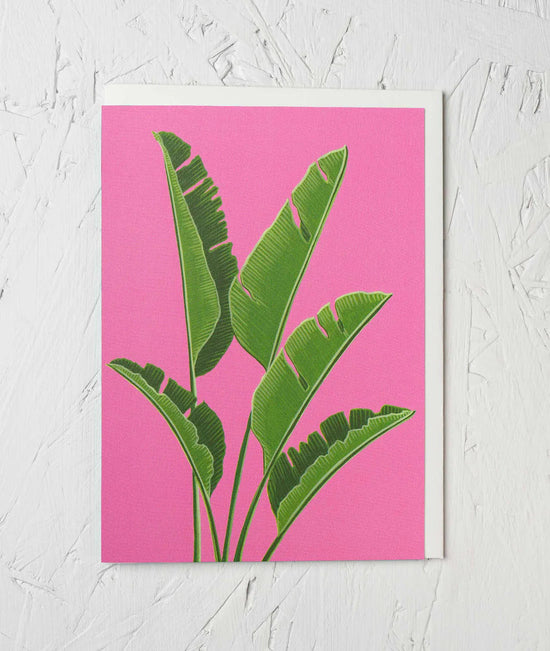 Greeting Card - ‘Banana Plant’ by Stengun Drawings