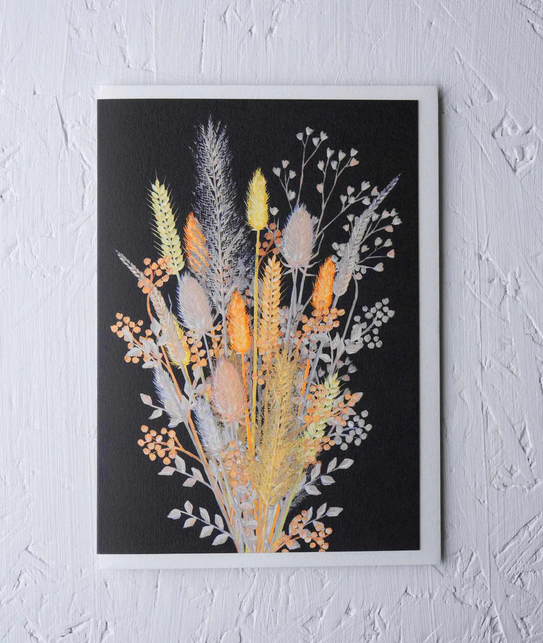 Greeting Card - ‘Dried Stems’ by Stengun Drawings