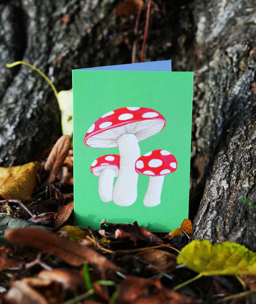 Greeting Card - ‘Fly Agaric’ by Stengun Drawings