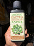 Bottle of “Organic Cactus and Succulent Focus” in Urban Tropicana&