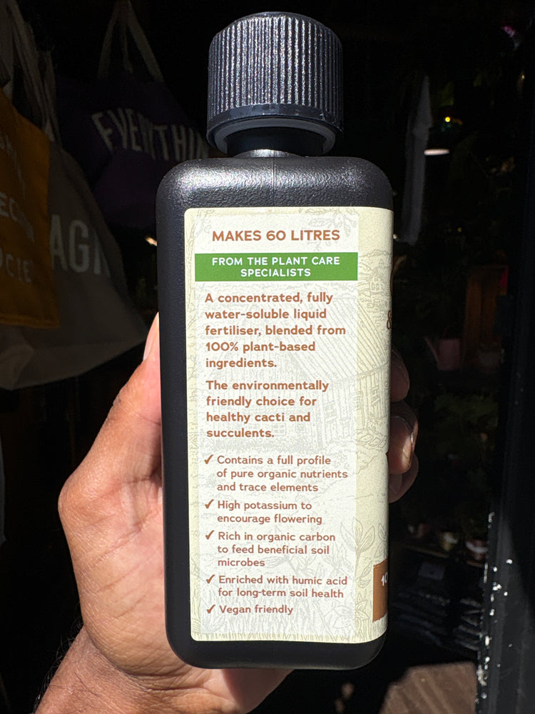Bottle of “Organic Cactus and Succulent Focus” in Urban Tropicana&