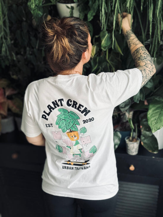 White t-shirt with &