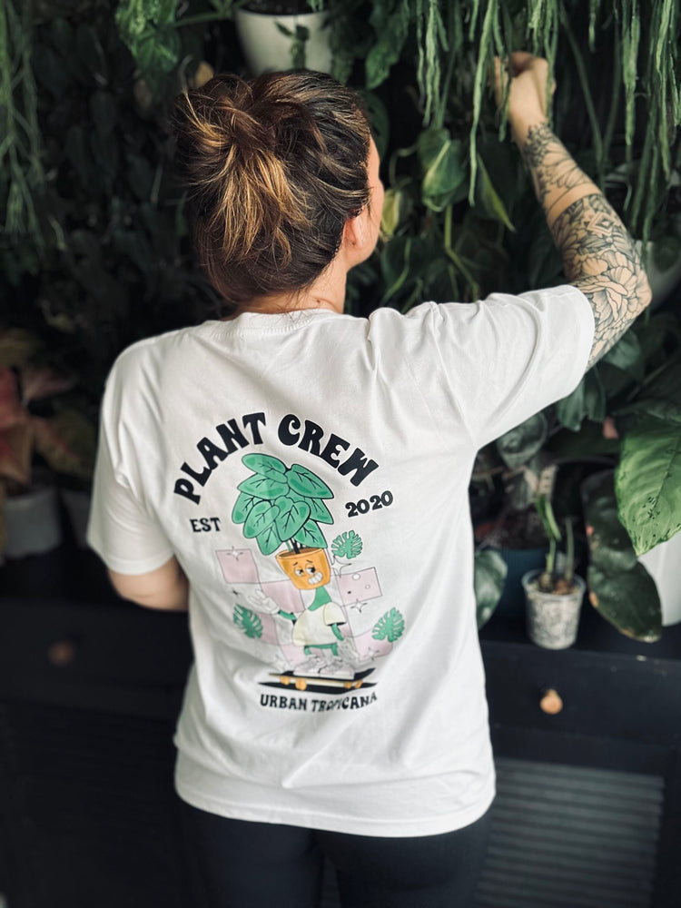 White t-shirt with &