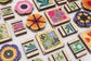 Pocket flower press that is a perfect size to press and dry flowers on the go. Blue, yellow and green dandelion print. Strong elastic bands, 5 sheets of corrugated card and 8 sheets of sugar paper to ensure good pressing. 