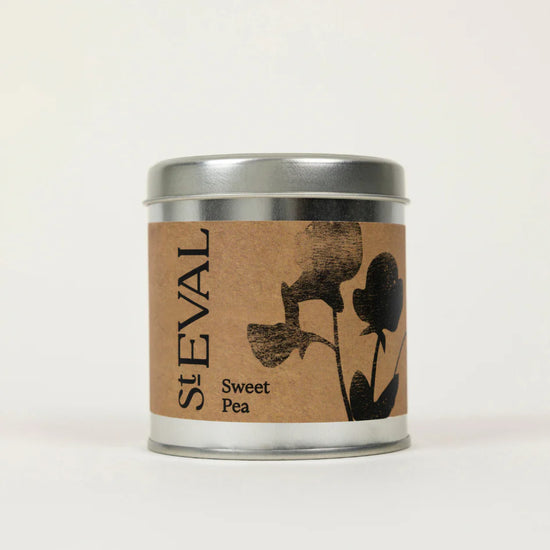 Sweet Pea Scented Tin Candle | St. Eval