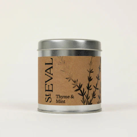 Thyme & Mint, Scented Tin Candle | St. Eval