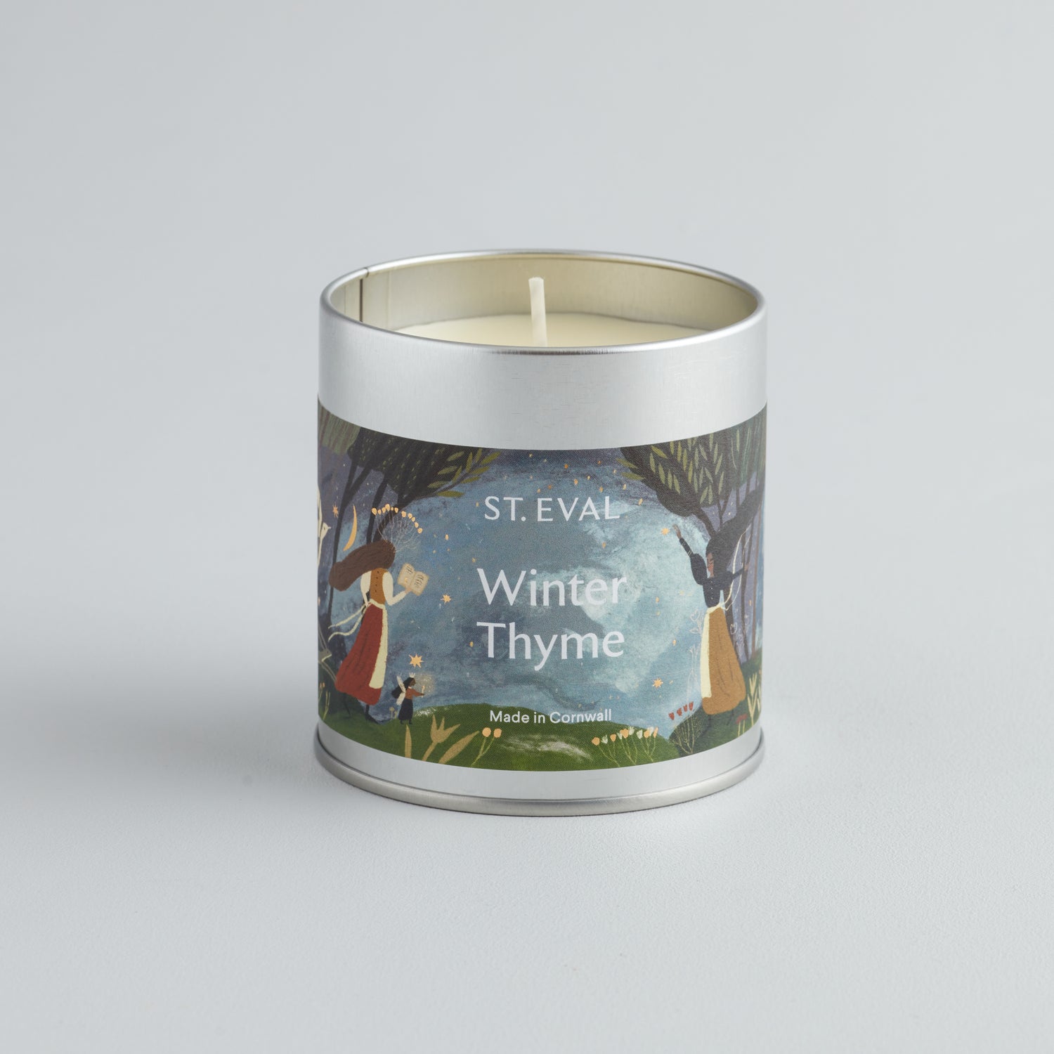 Winter Thyme Christmas Scented Tin Candle