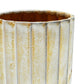 Lugano Scalloped Reactive Planter | Mustard | 13cm