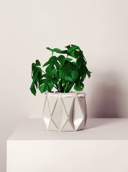 POTR | Ivory White Self-Watering Plant Pot | 18cm