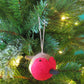 Handmade Felt Sweetheart Robin Hanging Christmas Decoration