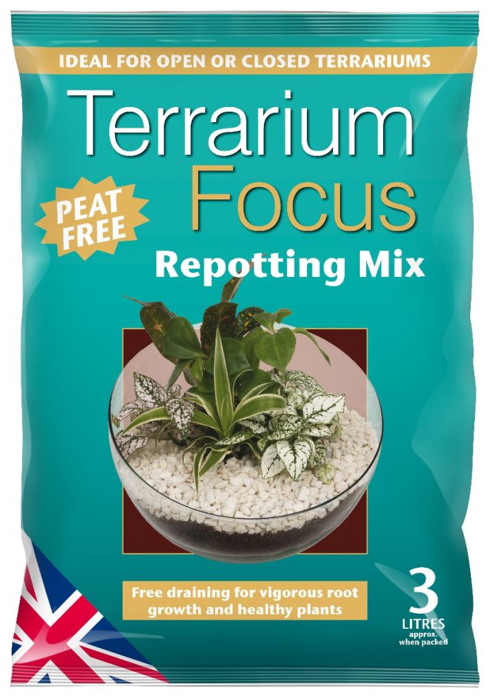 Terrarium Focus Repotting Mix Peat Free | 3L